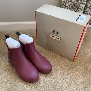 NIB Hunter Refined Chelsea Rainboot sz 6